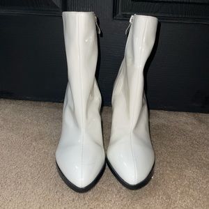 Nasty Gal White Booties